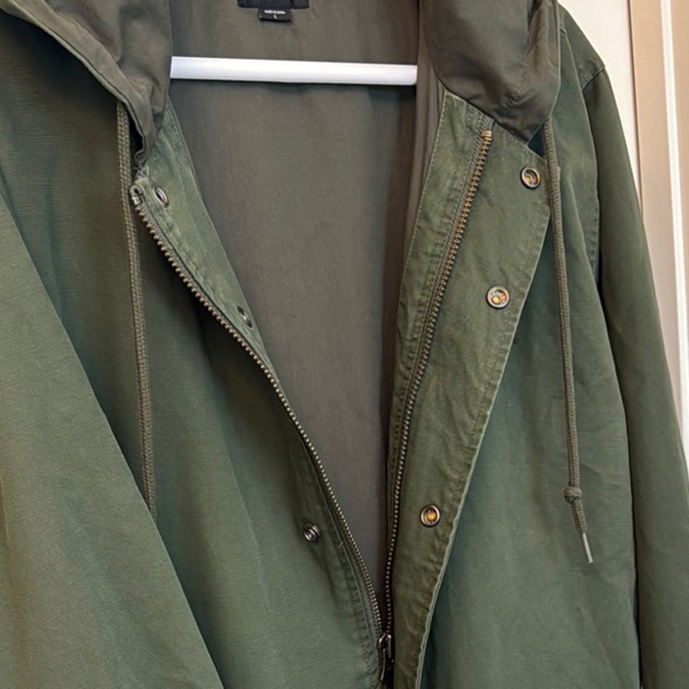 OBEY slugger optional fishtail Men's Green Hooded Jacket - Picture 10 of 15